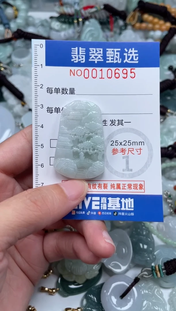 颈饰未镶嵌翡翠10695