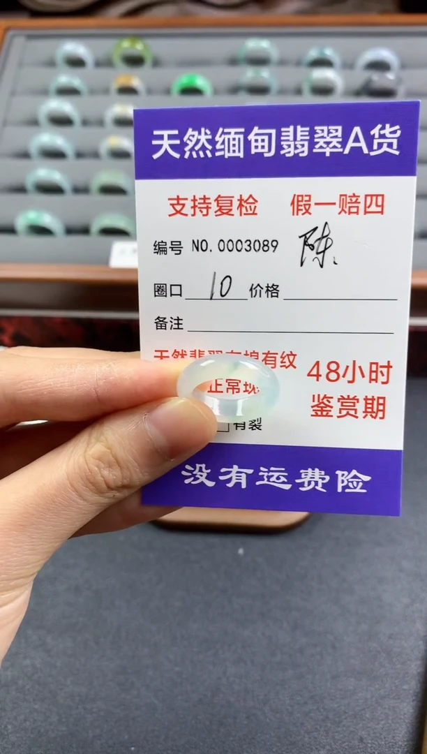 颈饰未镶嵌翡翠陈*丽圈口10