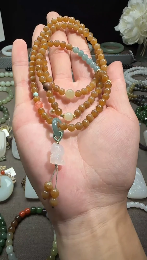 【闪购商品】和田玉手链未镶嵌和田玉108手串