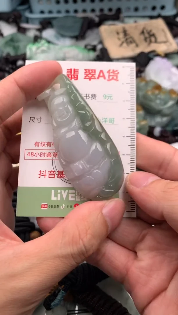 翡翠未镶嵌吊坠(不含链)1