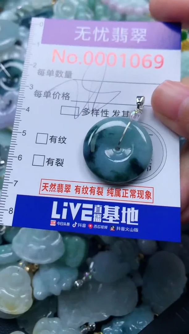 颈饰未镶嵌翡翠1069