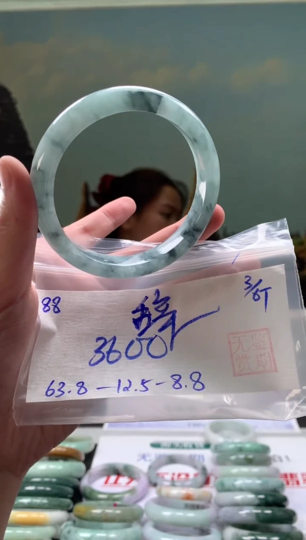 翡翠手镯未镶嵌翡翠手镯 下单联系小耳机#88