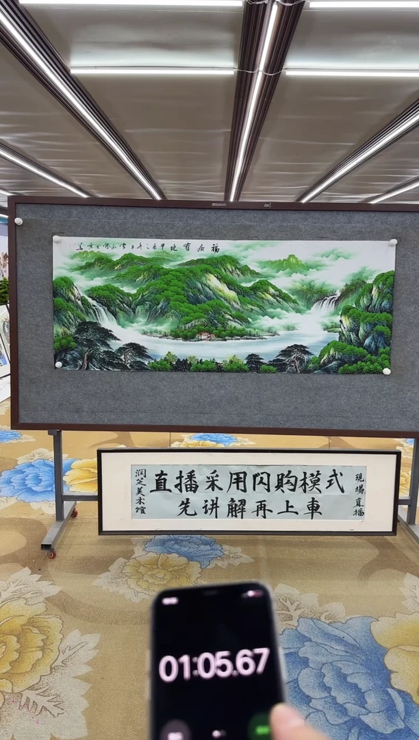 【闪购商品】绘画绘画Y-刘雪红-小六尺-山水画