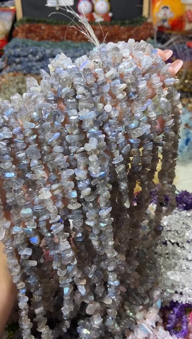 【闪购商品】水晶珠宝半成品未镶嵌灰月光