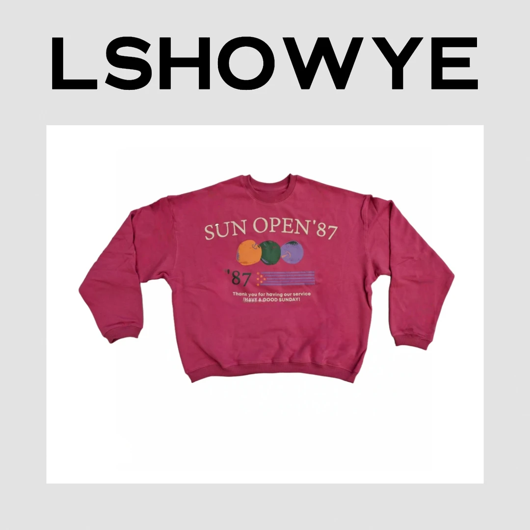 LSHOWYE｜苹果圆领卫衣 85907w