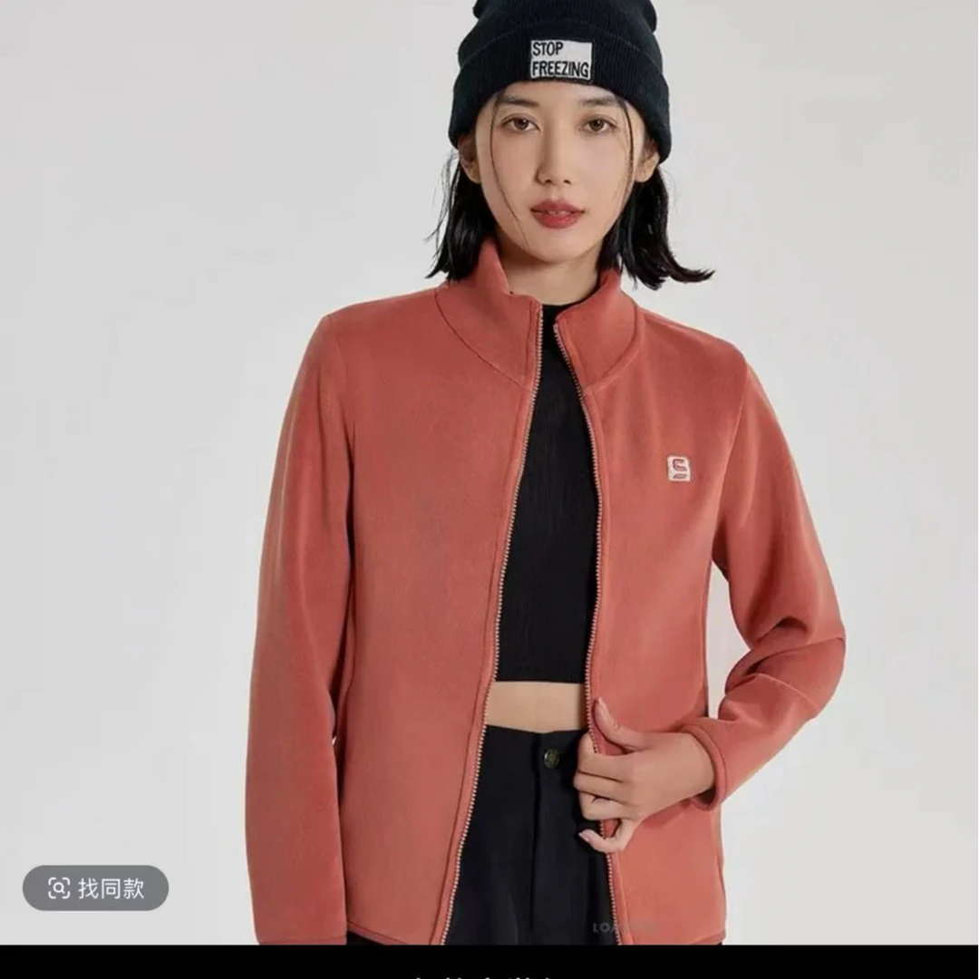 休闲保暖摇粒绒外套