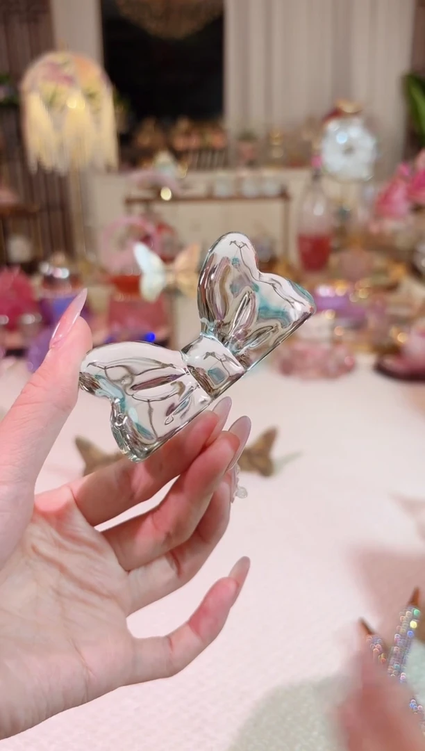 蝴蝶天青色结勺托-看图