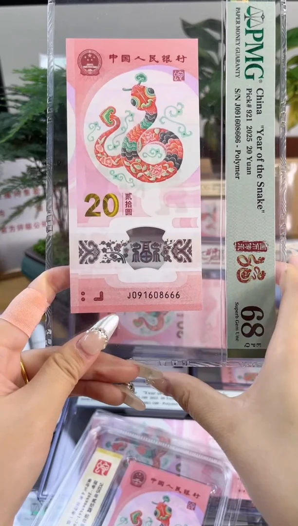 塑料蛇钞 68分 J091608666