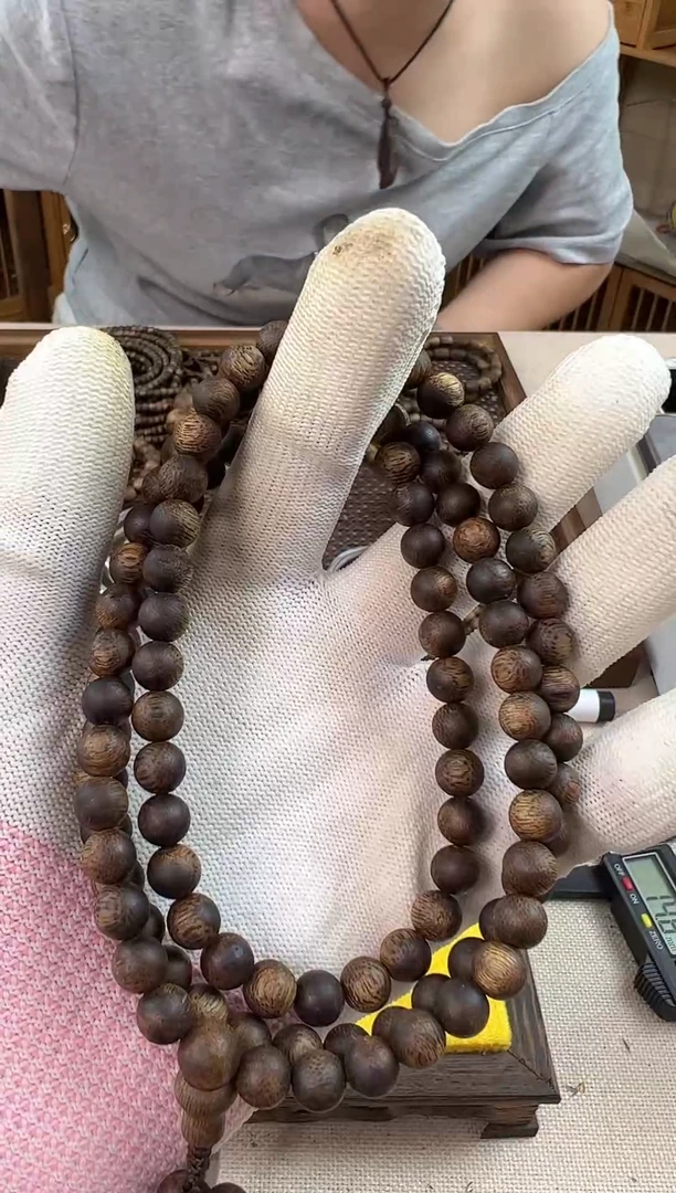 手串沉香圆珠多圈7mm18g多样性发一