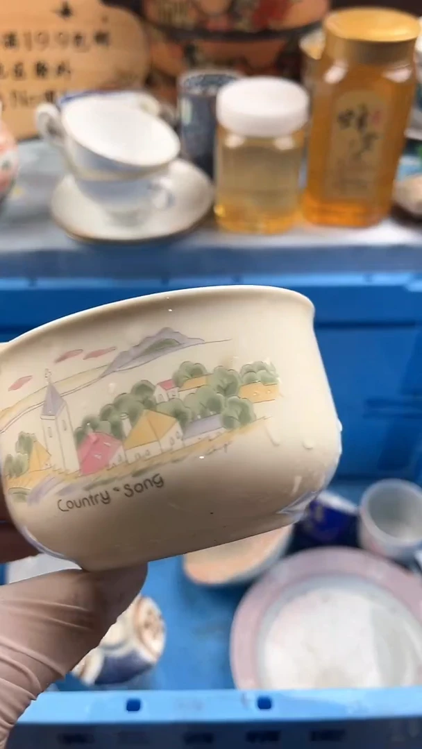 瓷片腊***丘英歌瓷器满19.9包邮