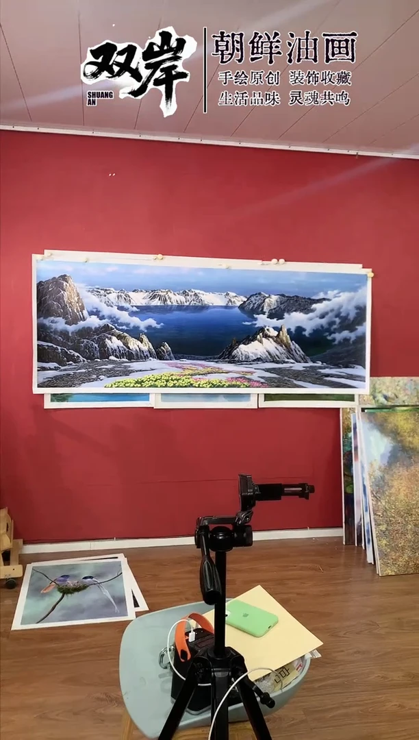 油画鑫*男【1688号】朝鲜原创手绘油画【Ⅰ级画家丨孤品佳作】