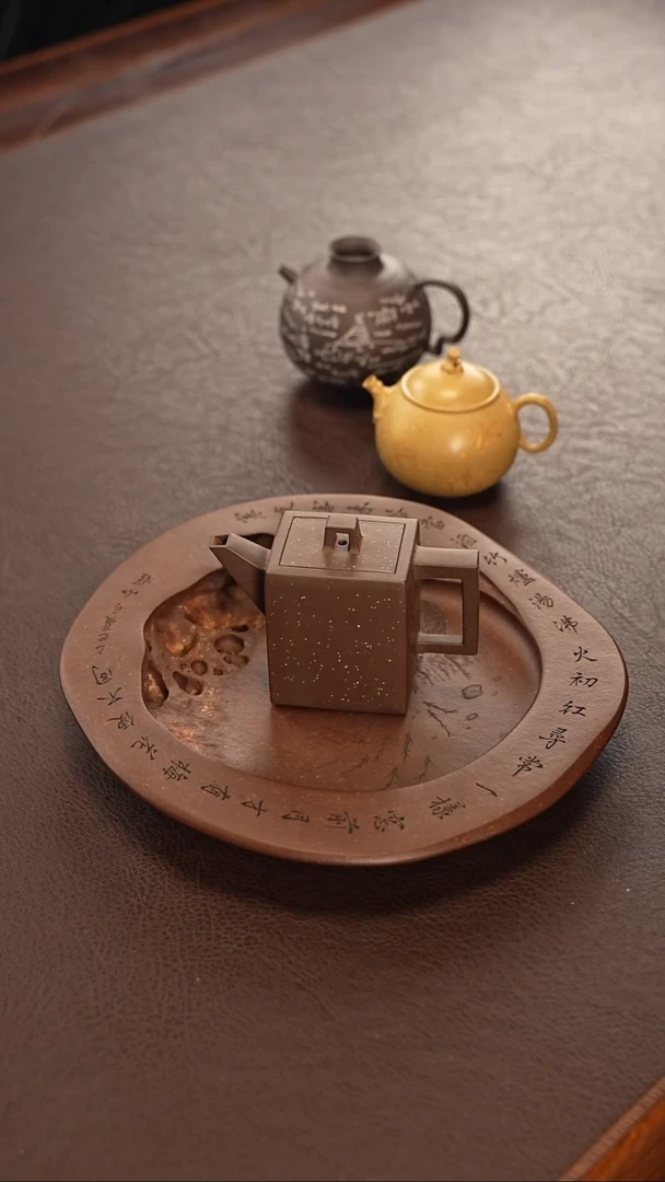 茶壶紫砂铺砂高砖方120cc