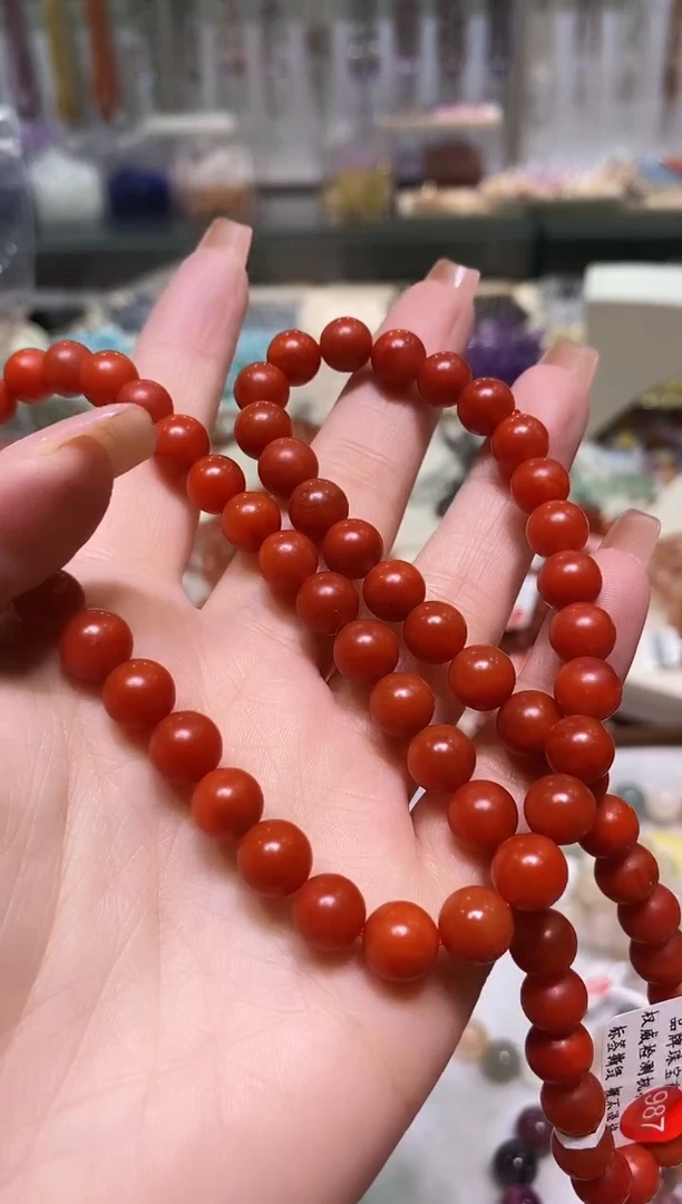 未镶嵌手链南红玛瑙多样性发其一