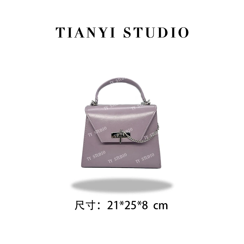 【TY】SK-82781-树莓色 轻奢高级韩版单肩潮流时尚简约女包