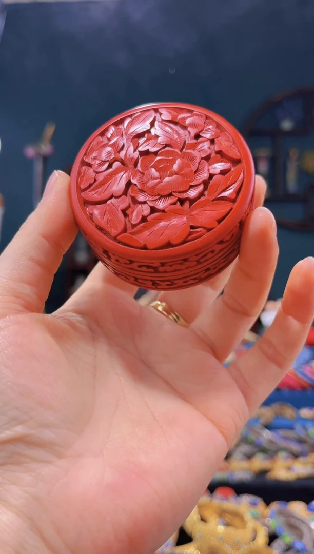 【闪购商品】非遗绝技 雕漆粉盒