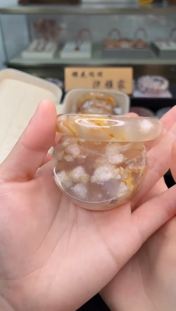 未镶嵌手镯石英质玉59圈口（赠品镯心）393898