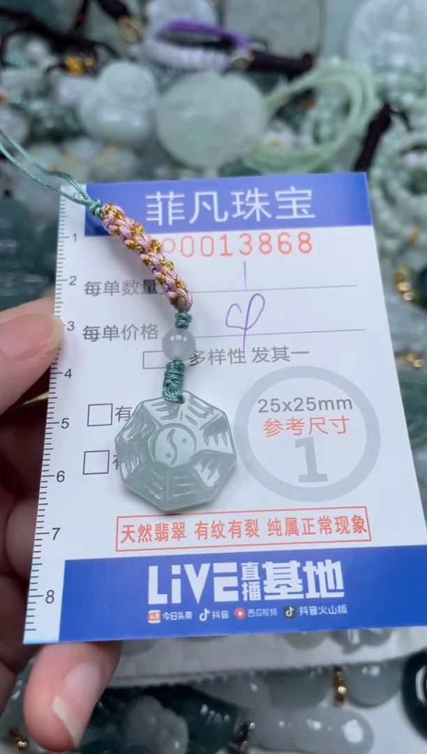 颈饰未镶嵌翡翠13868