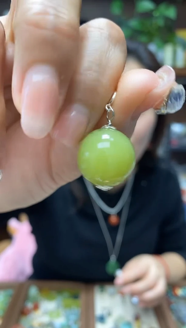 未镶嵌岫玉吊坠多样性发货其中发一