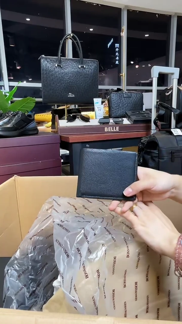 牛皮（革）韩爵绅士包包皮具046