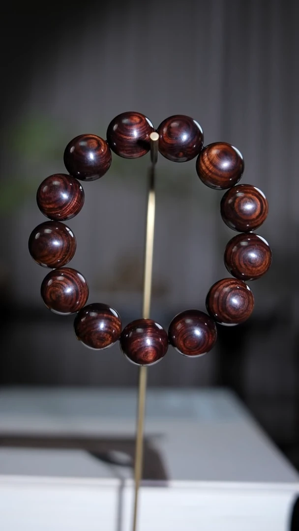 手串/手链黄花梨/降香黄檀无胶无蜡海黄沉水老料1.8*13