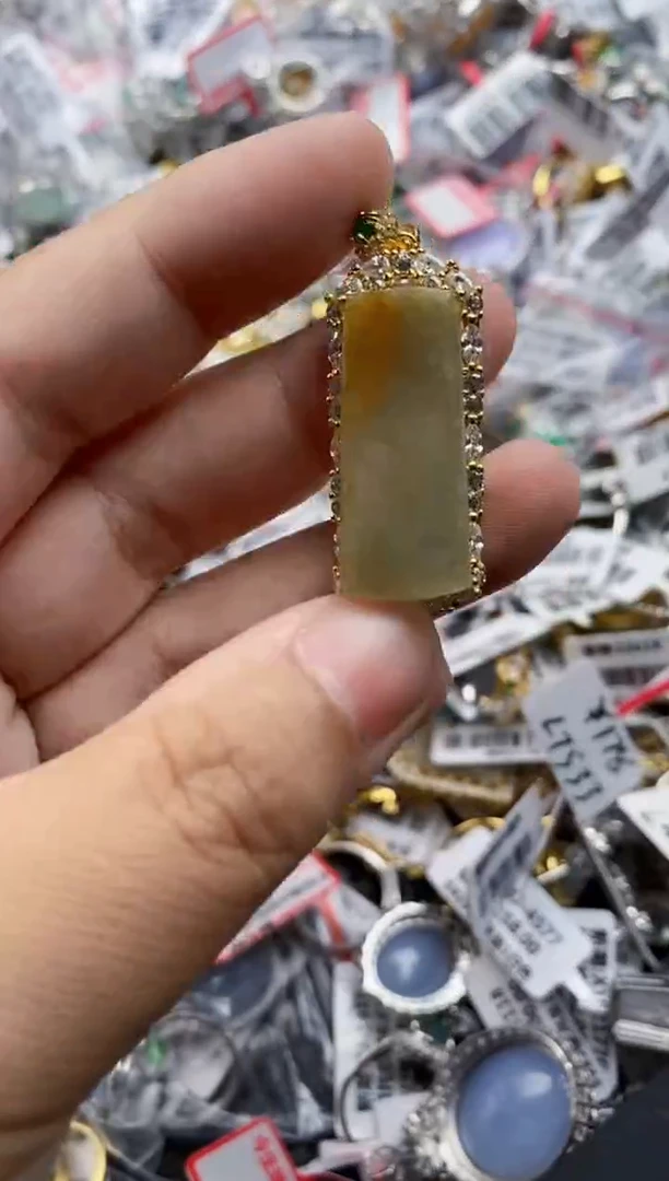 翡翠戒指银S925镶嵌777777  3