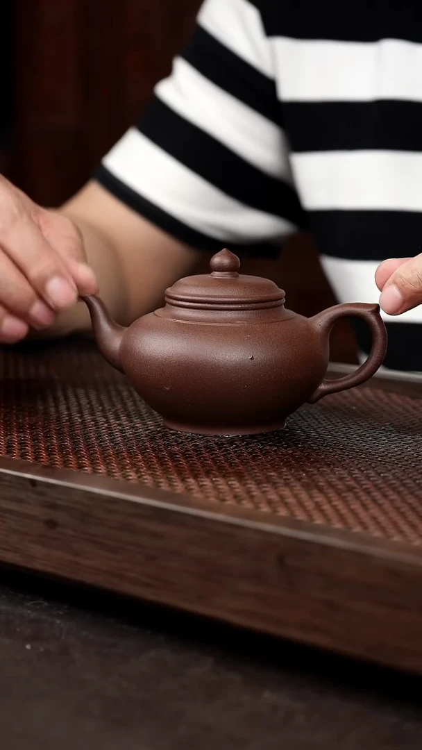 茶壶紫砂紫泥笑樱