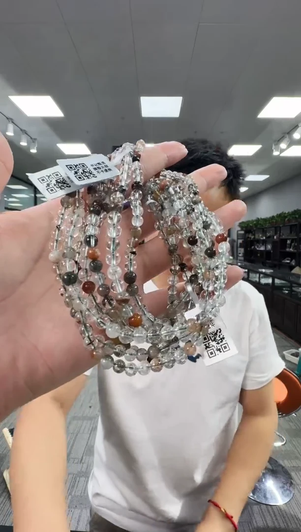 水晶手链未镶嵌6209GD 约5mm多样性发一件