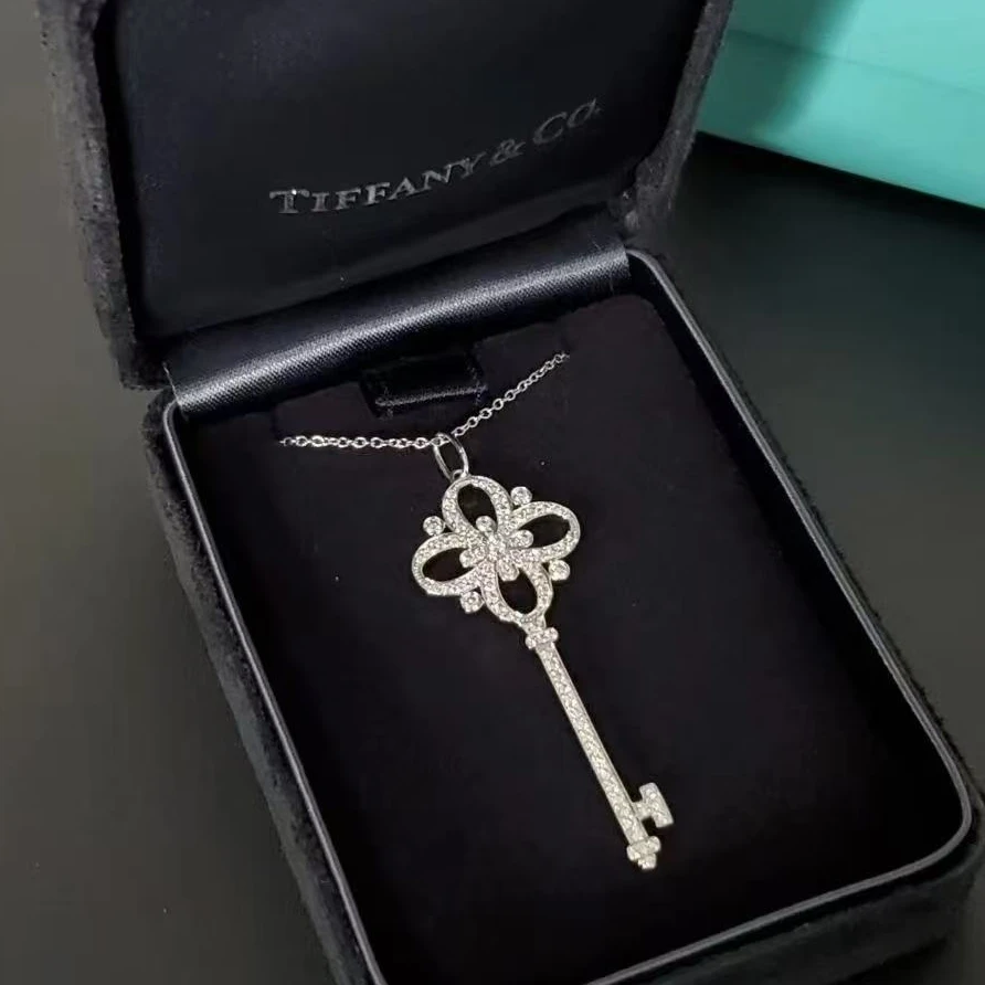 95新 Tiffany & Co./蒂芙尼 安洁利严选项链/sk00