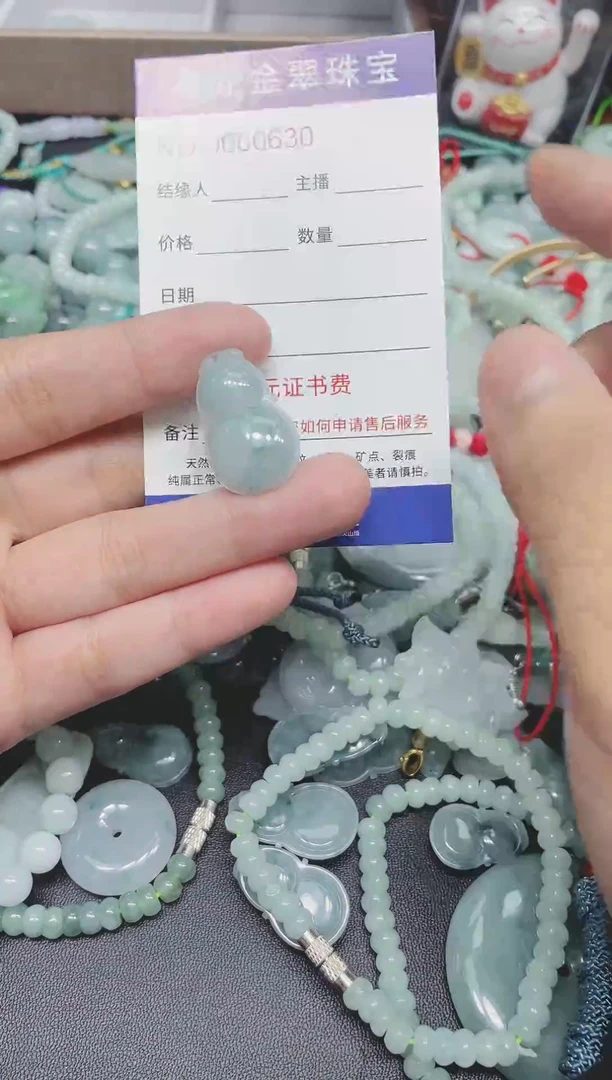 翡翠未镶嵌颈饰031