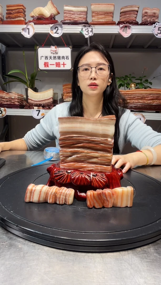 石材天然石材柳州猪肉石12-16--5.3