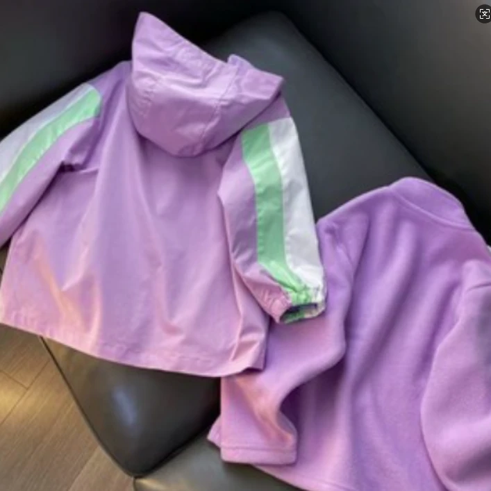 大庆仓 【宝】PHSG3022098 女童韩版时尚两件套外套 (库位P9-2) 赛4