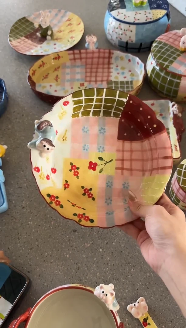 瓷【唯品瓷】手工手绘餐具
