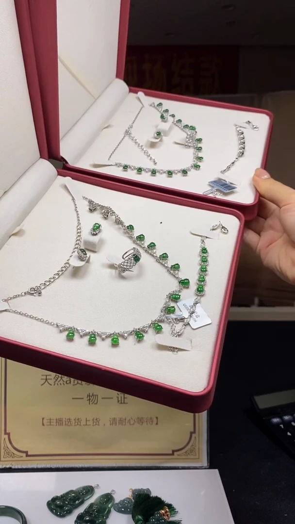 颈饰未镶嵌翡翠多样性发货【只发一套】*q62
