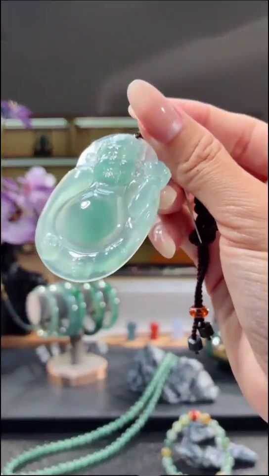 吊坠(不含链)未镶嵌翡翠财神