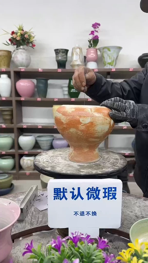 1-4-高18口14瑕-花盆