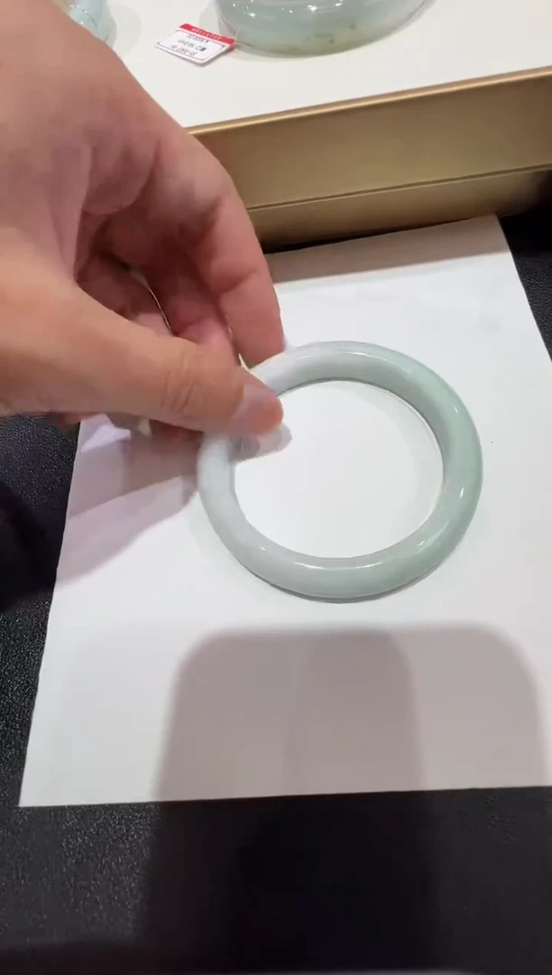 纯天然缅甸A货翡翠手镯60-61mm-57号