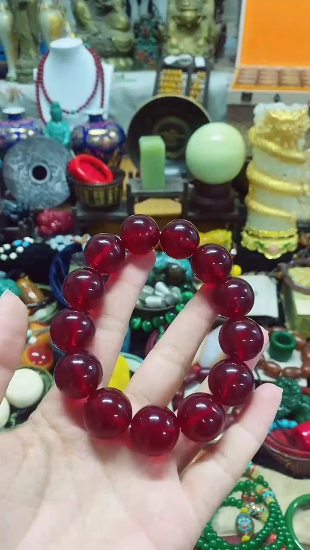 【闪购商品】血珀手串未镶嵌主播推荐主播推荐