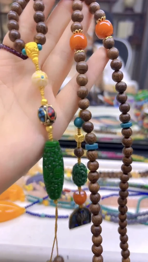 未镶嵌项链蜜蜡DIY款M487