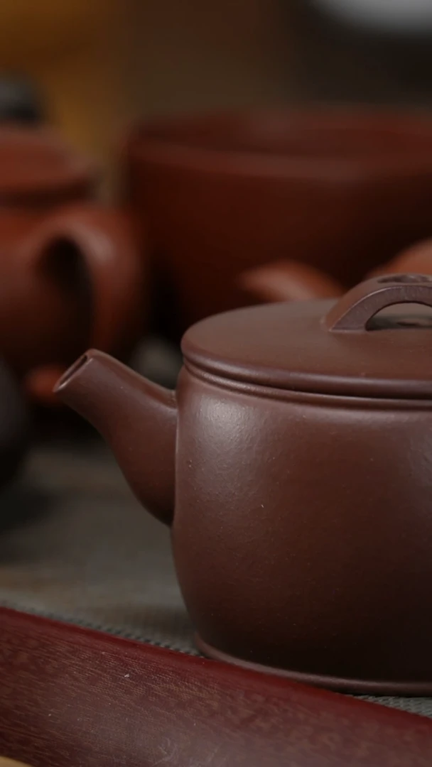 茶壶紫砂康****工微瑕汉瓦