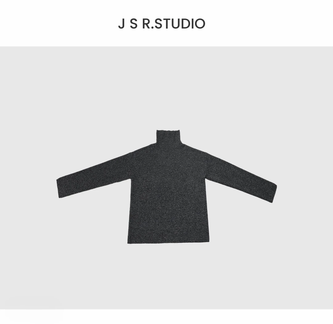 JSR studio 简约高领保暖长袖毛衣