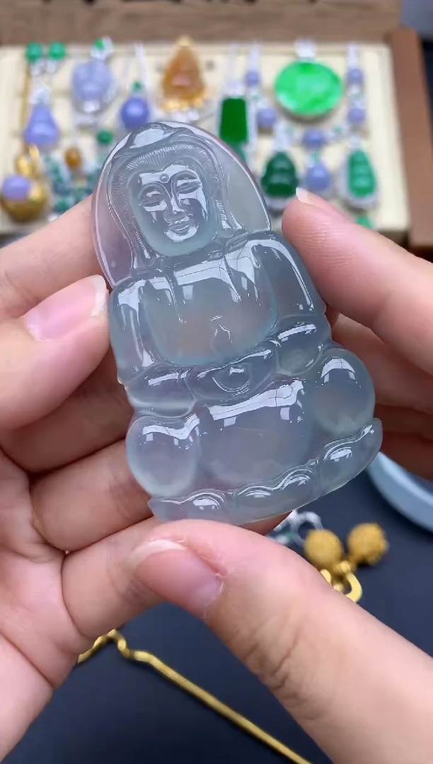 颈饰未镶嵌翡翠368-春日珠宝