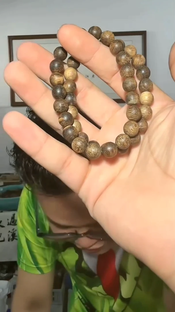沉香手串a22号霸王岭单圈9g多样性发一