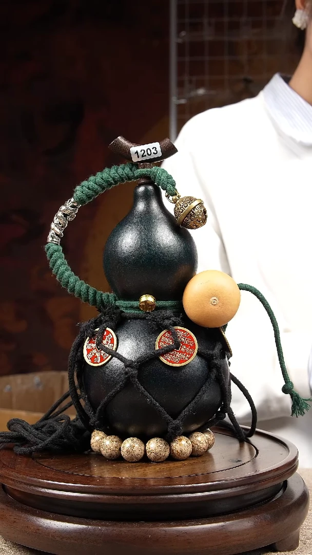 【闪购商品】1203大漆酒葫芦一物一拍【450ml】