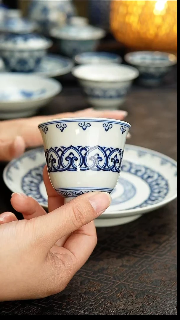 陶瓷一吖陶瓷宝相杯