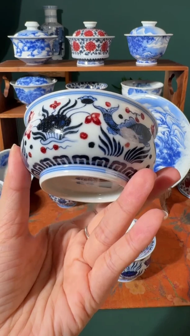 【闪购商品】永明尚玩鱼藻炉式杯