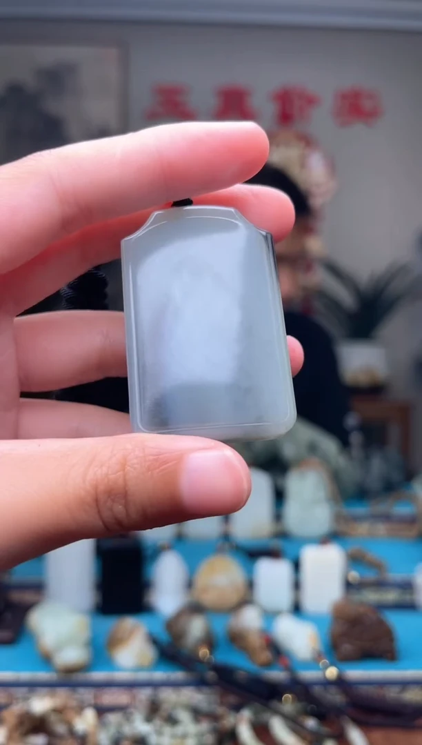 和田玉未镶嵌挂件1