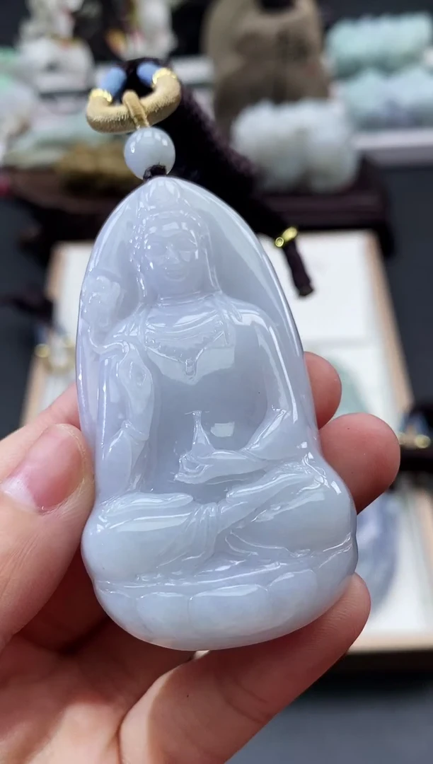 翡翠未镶嵌颈饰天然缅甸A货翡翠