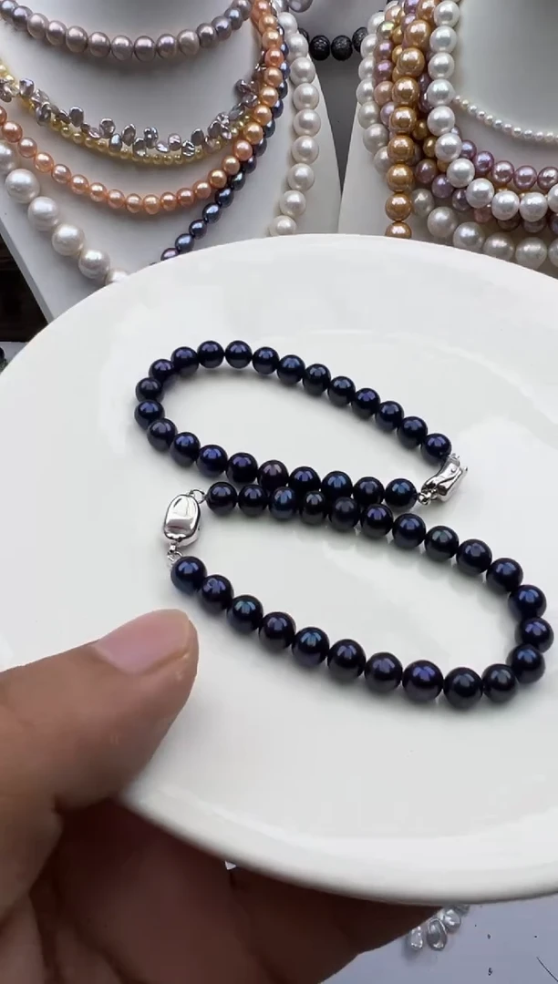 淡水珍珠未镶嵌颈饰1