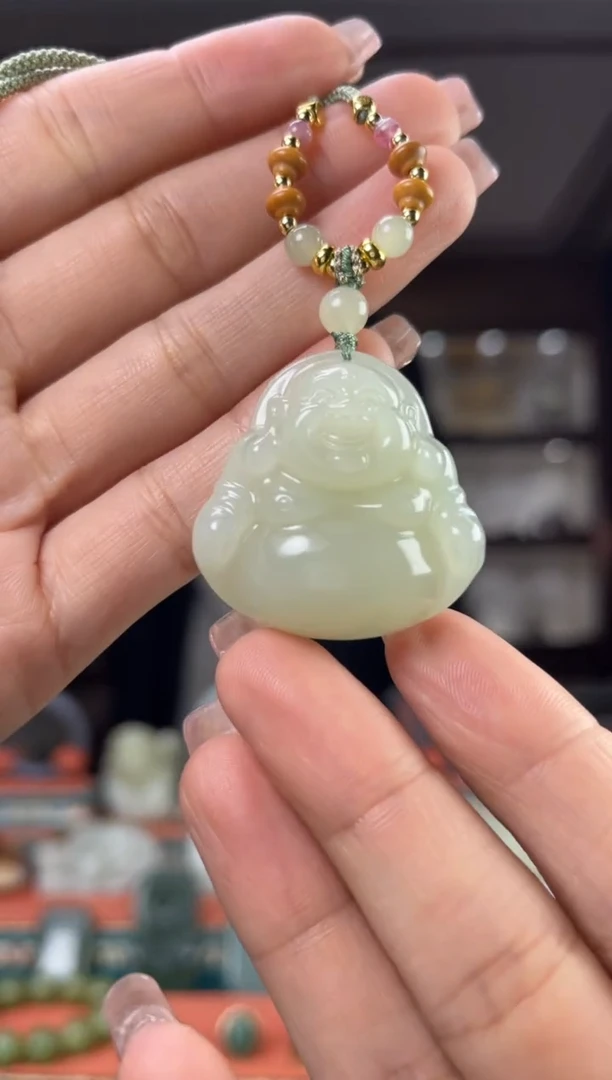 【闪购商品】和田玉颈饰未镶嵌佩佩35mm左右