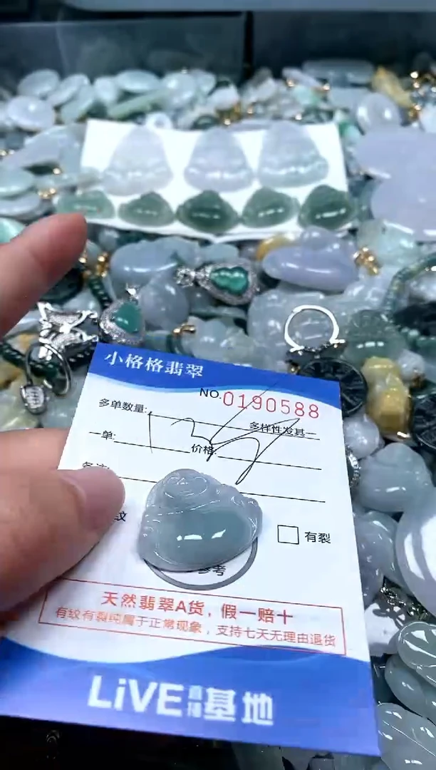 【闪购商品】翡翠颈饰未镶嵌闪购商品0190588